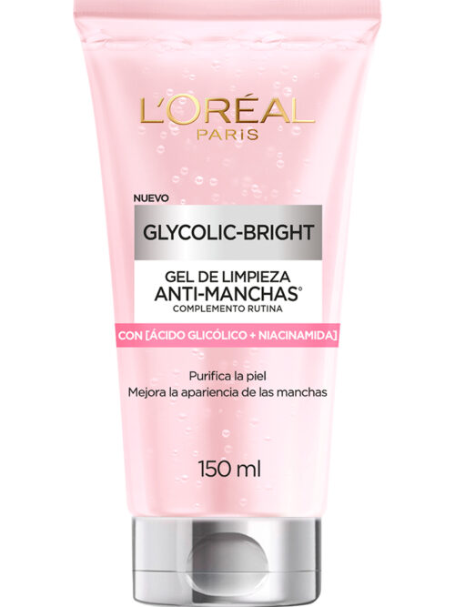 LOREAL GLYCOLIC GEL DE LIMPIEZA -BRIGHT ANTI-MANCHAS 150ML