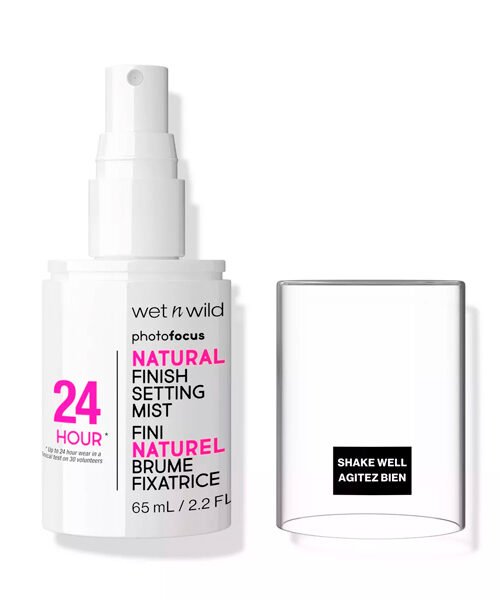 WET N WILD PHOTO FOCUS – SPRAY DE AJUSTE DE ACABADO NATURAL 65 ML