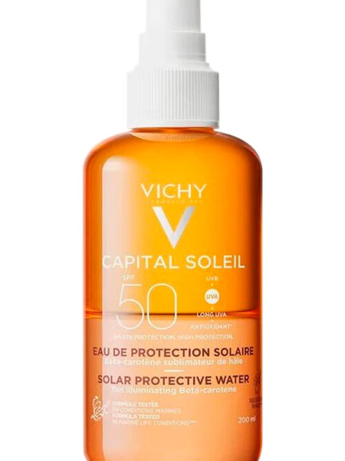 VICHY CAPITAL SOLEIL AGUA DE PROTECCIÓN SOLAR SPF50 200ML