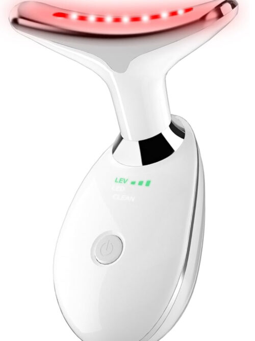 VARITA DE TERAPIA DE LUZ LED FACIAL DE 7 COLORES Y MASAJEADOR PARA EL CUIDADO DE LA PIEL