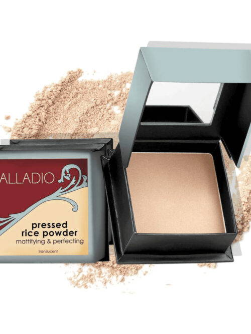PALLADIO POLVO DE ARROZ PRENSADO CON FIJACIÓN DE MAQUILLAJE MATIFICANTE 7.25G