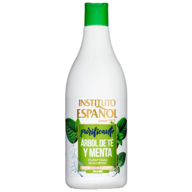 INSTITUTO ESPAÑOL CHAMPÚ PURIFICANTE ÁRBOL DEL TÉ + MENTA 750ML