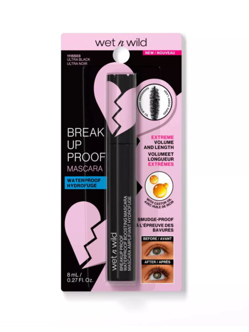WET N WILD BREAKUP PROOWATERPROOF BOOSTING MASCARA 8ML