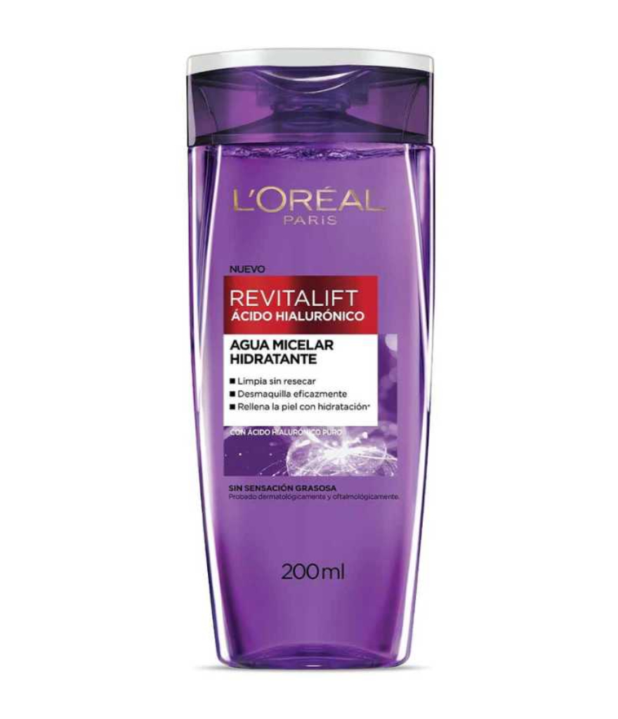 LOREAL REVITALIFT ACIDO HIALURONICO AGUA MICELAR 200ML