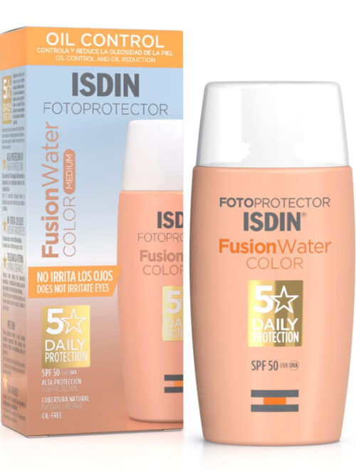ISDIN FOTOPROTECTOR FUSION WATER FPS50+ COLOR MEDIO 50ML
