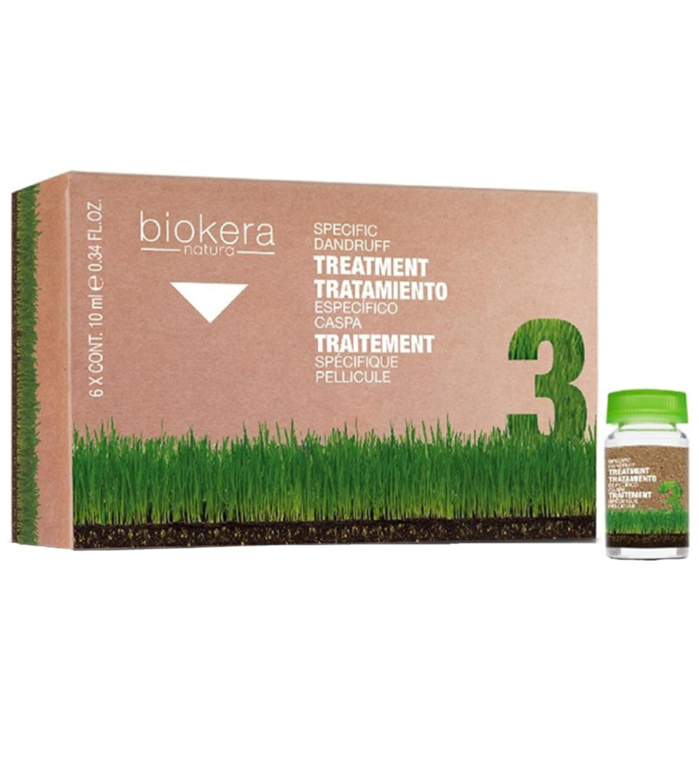 SALERM BIOKERA NATURA AMPOLLAS ESPECIFICO CASPA 6 X 10ML