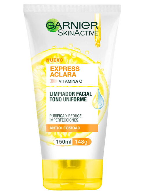GARNIER LIMPIADOR FACIAL CON VITAMINA C 150ML