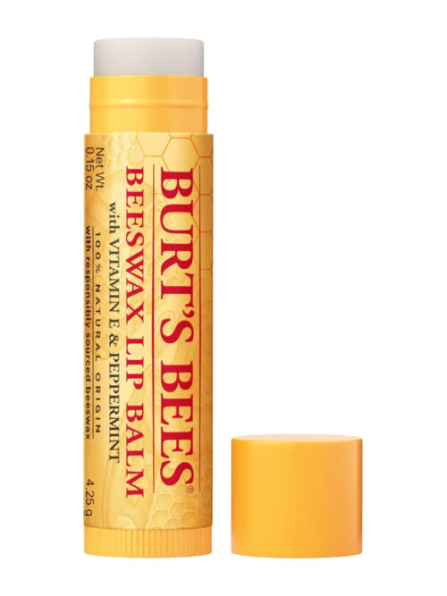 BURT'S BEES BEESWAX LIP BALM WITH VITAMIN E & PEPPERMINT 4.25G