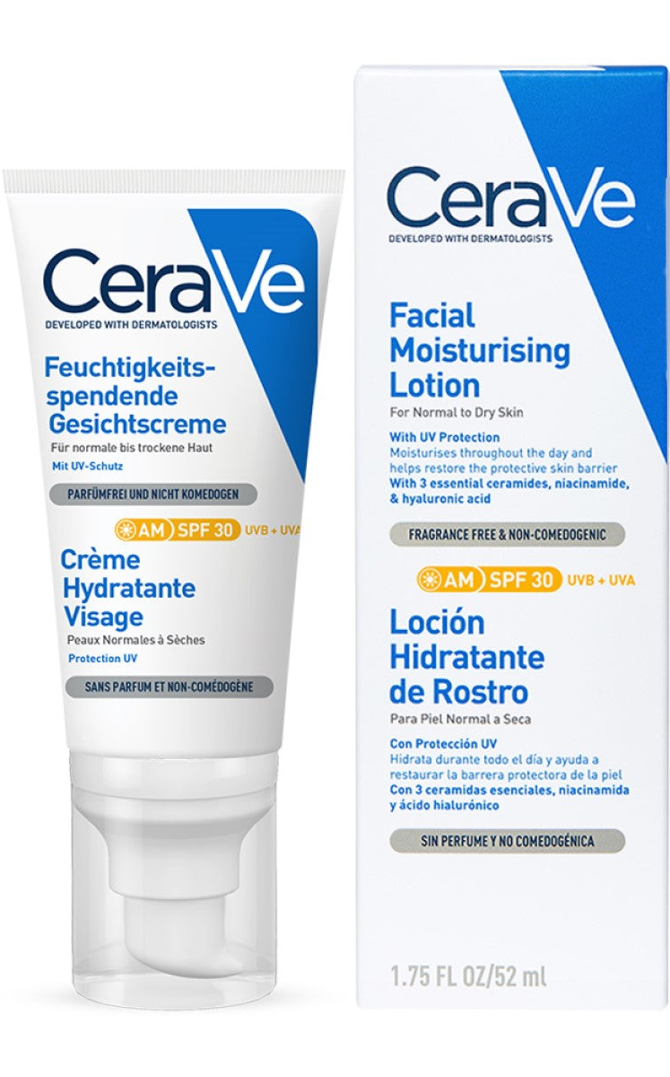 CERAVE LOCIÓN HIDRATANTE DE ROSTRO SPF30 X 52ML