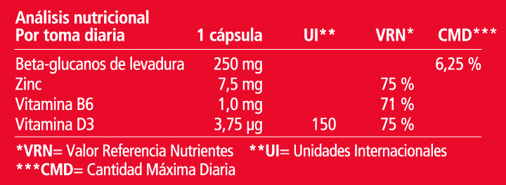 VITAE IMMUNOVITA 30 CÁPSULAS - Imagen 2