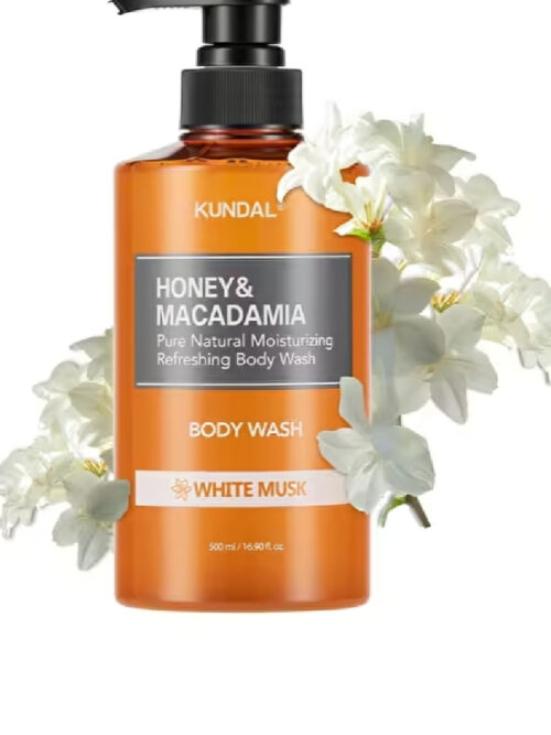 HONEY&MACADAMIA PURE BODY WASH- WHITE MUSK