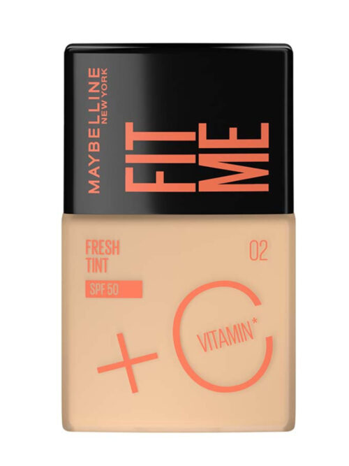 MAYBELLINE FIT ME FRESH TINT 02 BASE LIQUIDA DE MAQUILLAJE  30ML