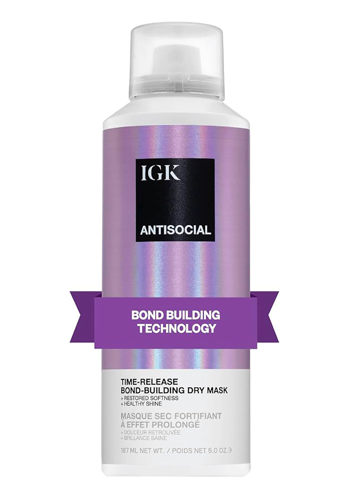 IGK ANTISOCIAL OVERNIGHT BOND BUILDING MASCARILLA CAPILAR SECA 147ML