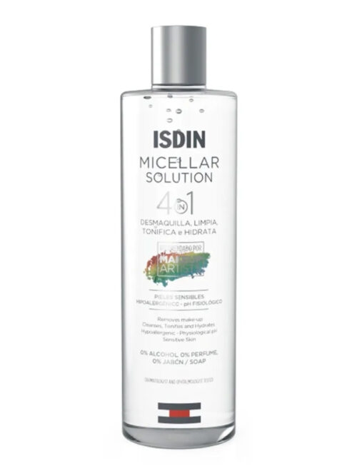 ISDIN AGUA MICELAR 4 EN 1 DESMAQUILLA, LIMPIA, TONIFICA E HIDRATA 400ML