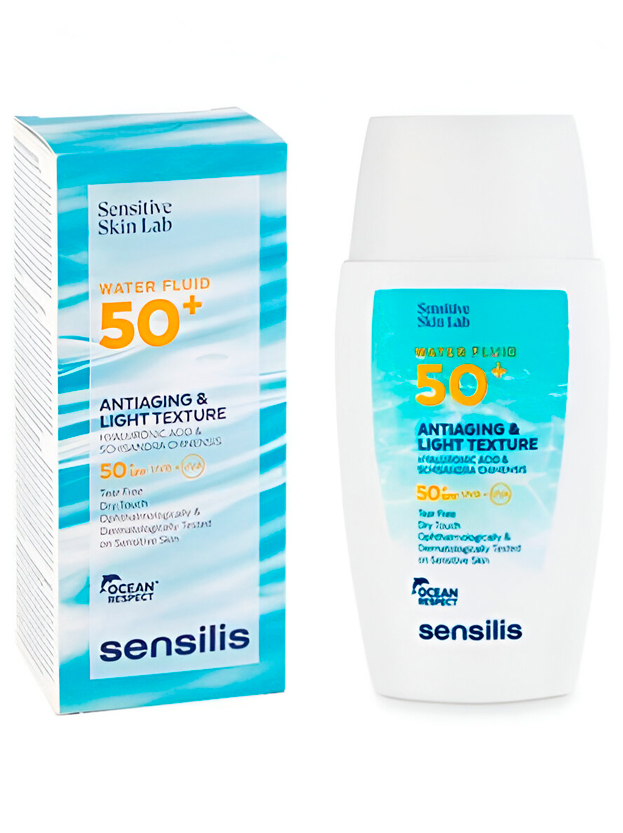 SENSILIS WATER FLUID SPF50+ FLUIDO FOTOPROTECTOR ANTIEDAD 40ML - Imagen 2
