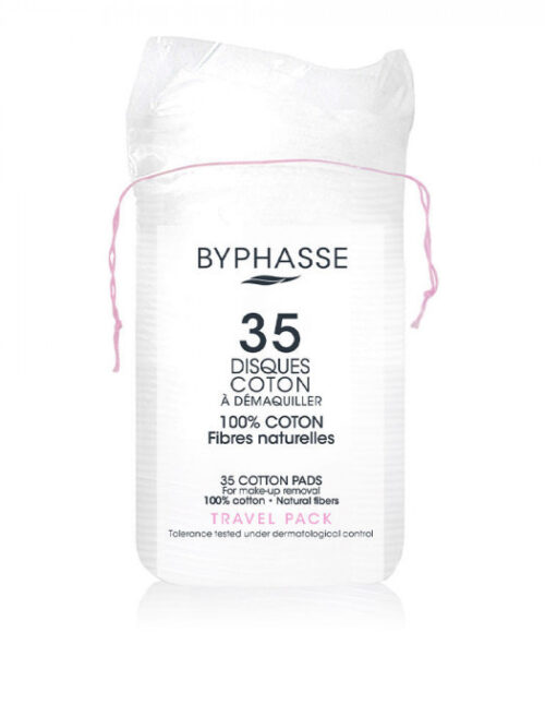 BYPHASSE DISCOS ALGODÓN DESMAQUILLANTE 35 UNIDADES