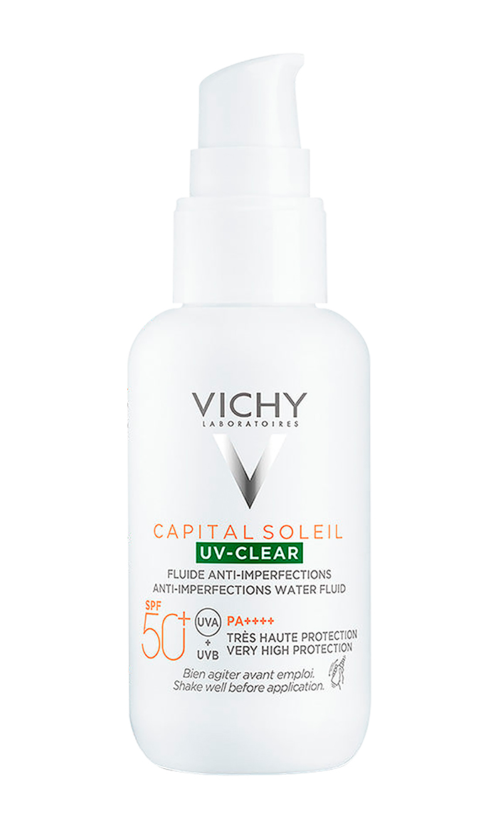 VICHY CAPITAL SOLEIL UV-CLEAR PROTECTOR SOLAR ANTI-IMPERFECCIONES FPS50 40ML