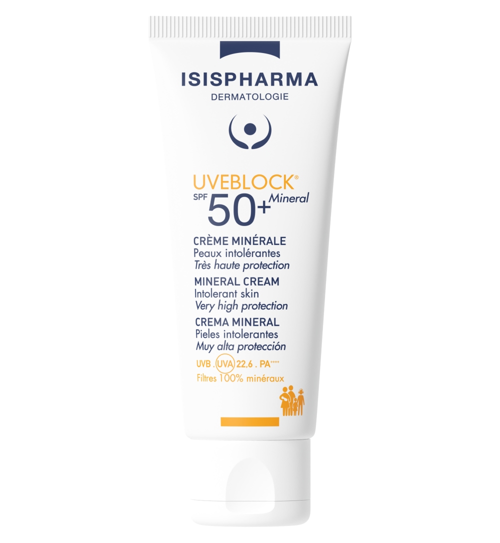 ISISPHARMA UVEBLOCK SPF50+ CREMA MINERAL CON COLOR 40ML