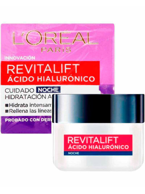 LOREAL CREMA REVITALIFT ACIDO HIALURONICO NOCHE 50ML