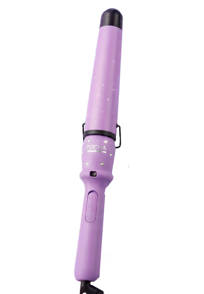 RUCHA ONDULADOR GLOW UP LILA CÓNICO PROFESIONAL 25-38MM