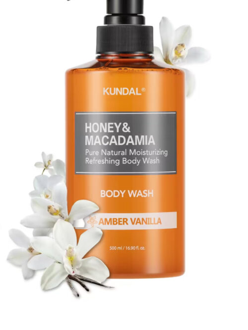 HONEY&MACADAMIA PURE BODY WASH- AMBER VANILLA