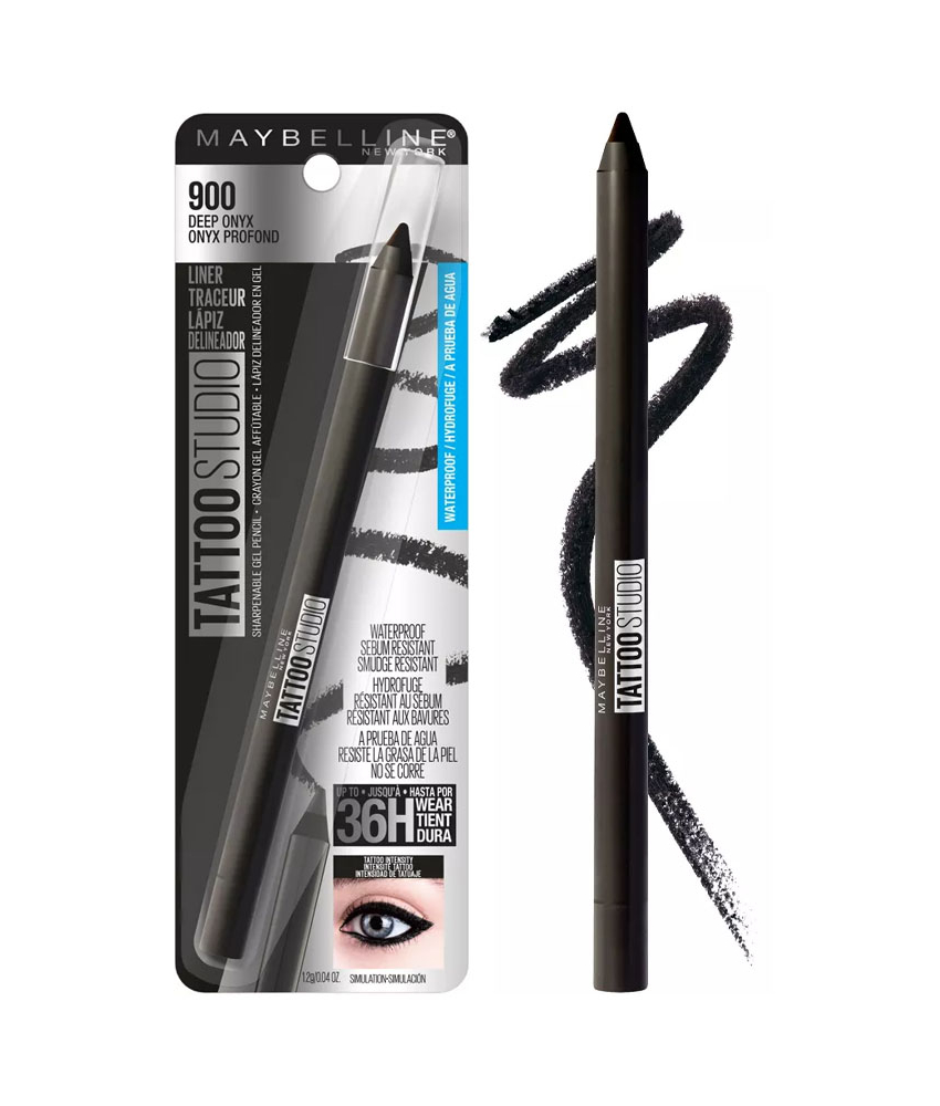 MAYBELLINE TATTOO STUDIO SHARPENABLE GEL PENCIL WATERPROOF EYELINER 12G