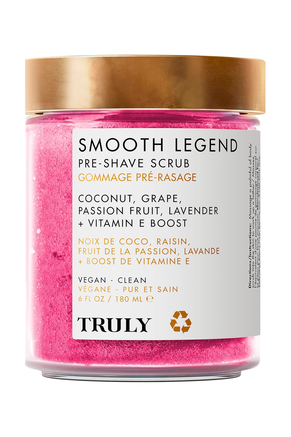 TRULY BEAUTY SMOOTH LEGEND EXFOLIANTE PARA ANTES DEL AFEITADO