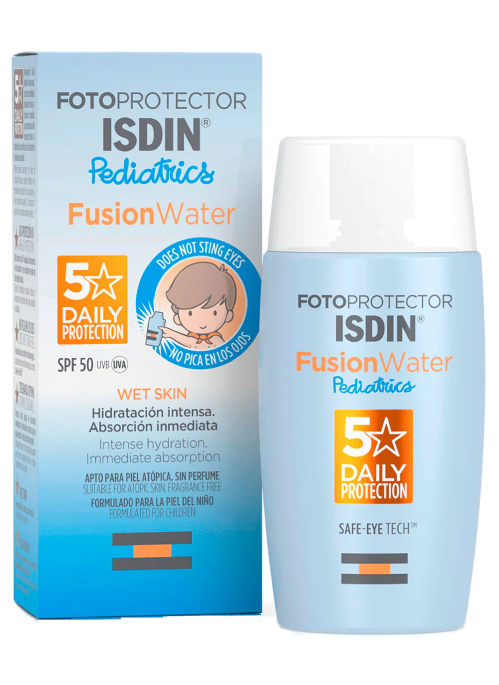 ISDIN FUSION WATER FPS50FOTOPROTECTOR PEDIÁTRICO 50ML