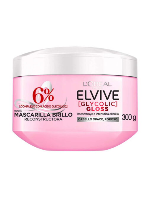 ELVIVE MASCARILLA BRILLO RECONSTRUCTORA GLYCOL GLOSS 300G