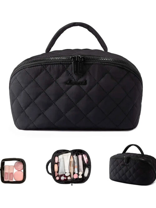 LOVEVOOK MAKEUP BAG TRAVEL PUFFER WATERPROOF