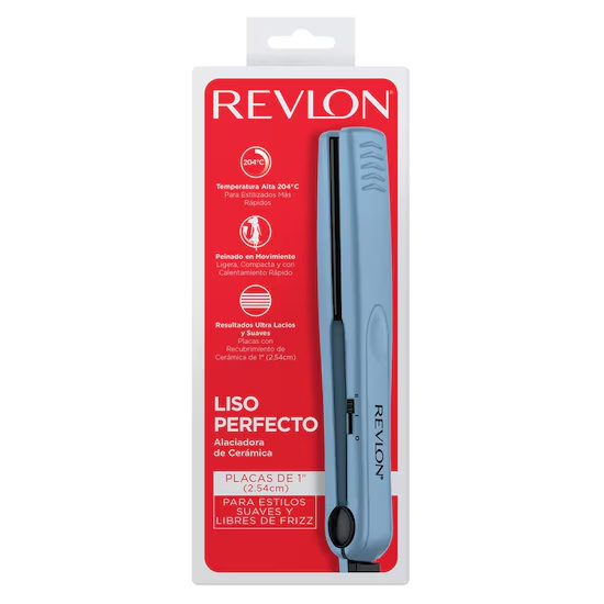 REVLON PLANCHA DE CERÁMICA PARA CABELLO ULTRA LISO - Imagen 2