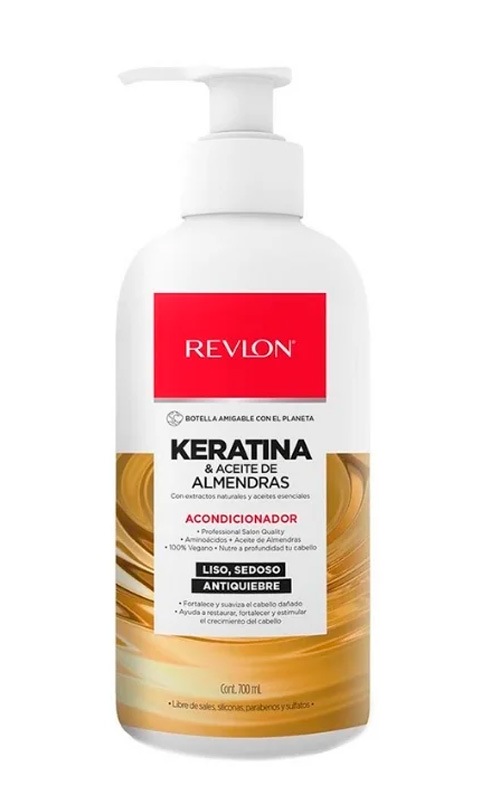 REVLON ACONDICIONADOR KERATINA Y ACEITE DE ALMENDRAS 700ML